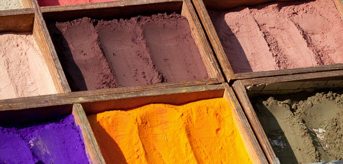 colorful boxes.