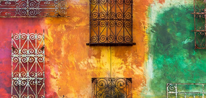 colorful building.