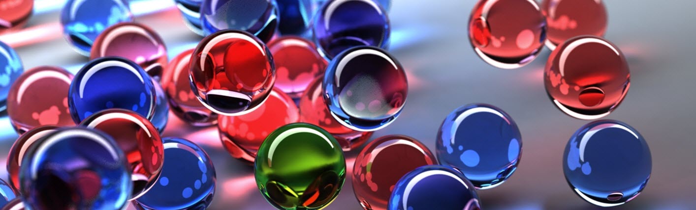 colorful marbles.